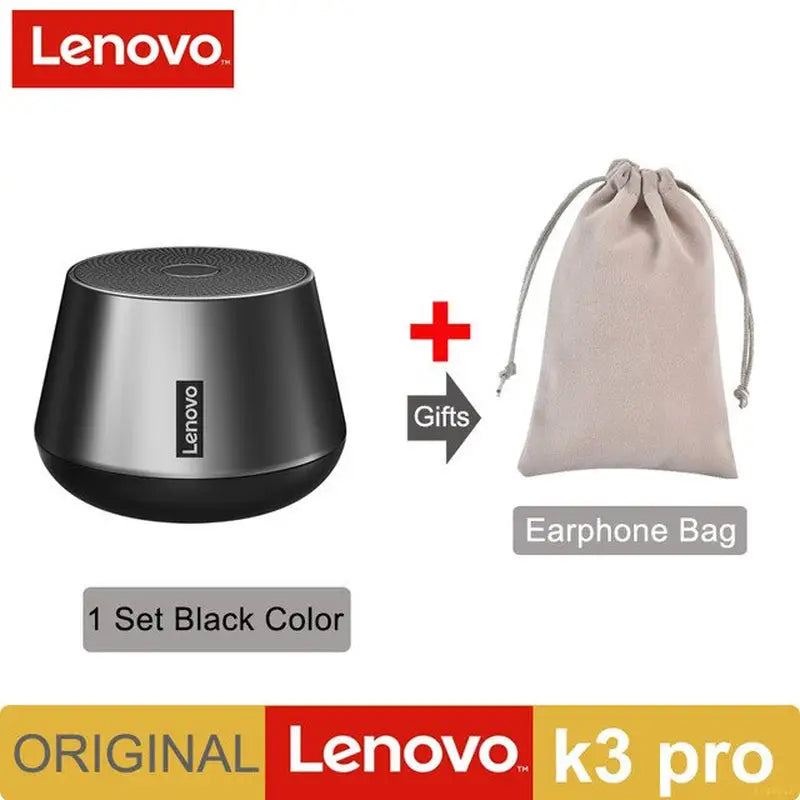 lenovo k3 pro wireless speaker with earphone bag
