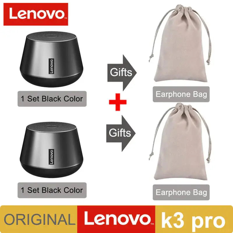 lenovo k3 pro wireless speaker with 3 different colors