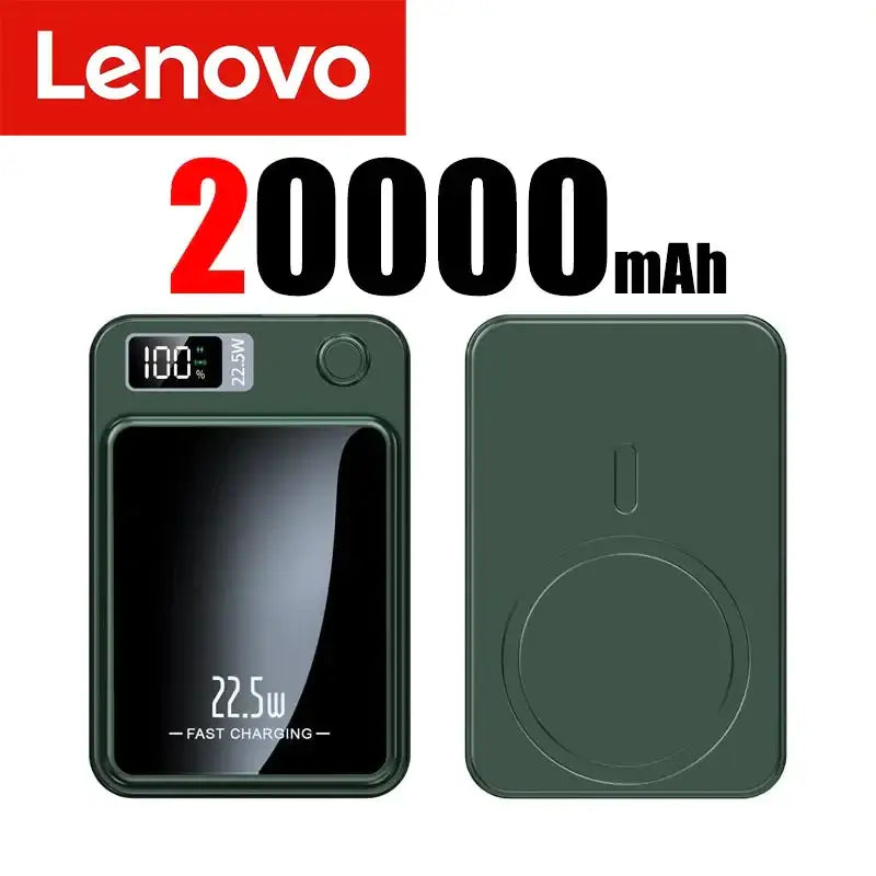 lenovo 20000 mah battery charger with dual display