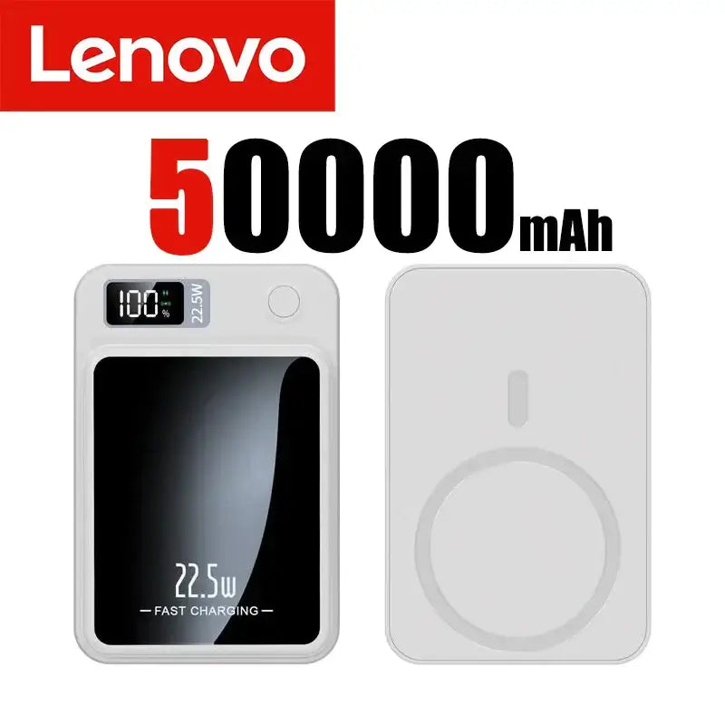 lenovo 50000 mah power bank with battery charger