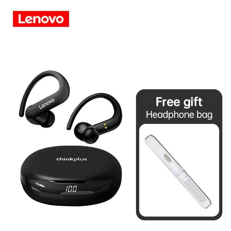 lenovo bluetooth earphone with charging stand and free gift