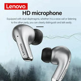 lenovo hd microphone earphones with dual drivers