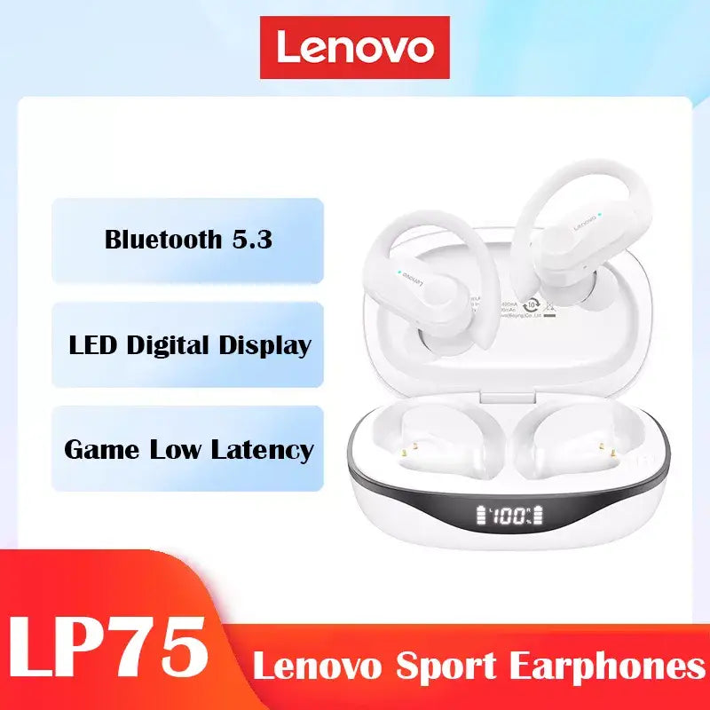 lenovo t5 bluetooth 5 5 led digital display game low latency