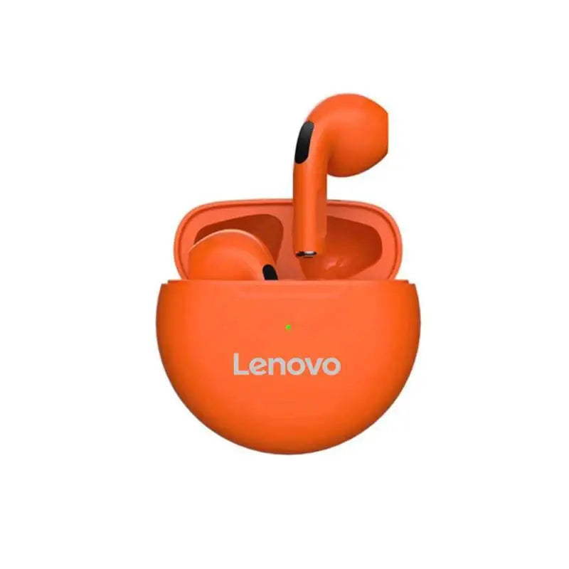 lenvo earphones - orange