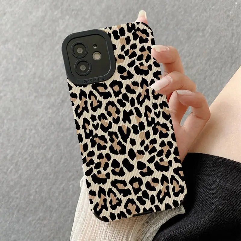the leopard print phone case