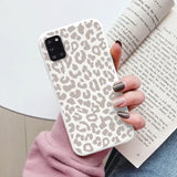 The leopard print phone case