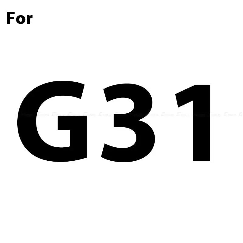 the letter g31 is a black and white font with a black and white background