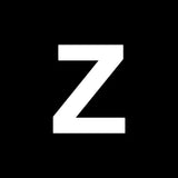 the letter z is a white z logo