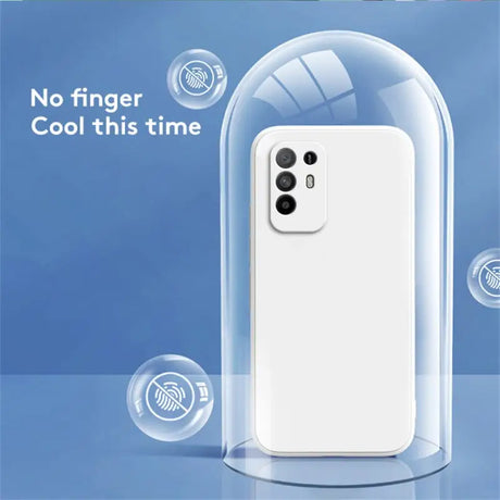 The new lgd smartphone is displayed in a glass case