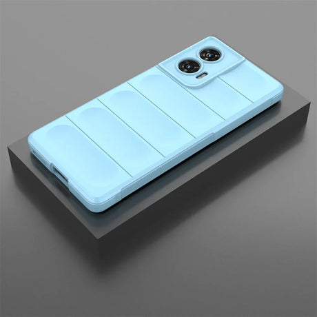 Light blue smartphone case.