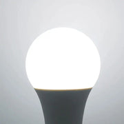 A light bulb with a white light on it