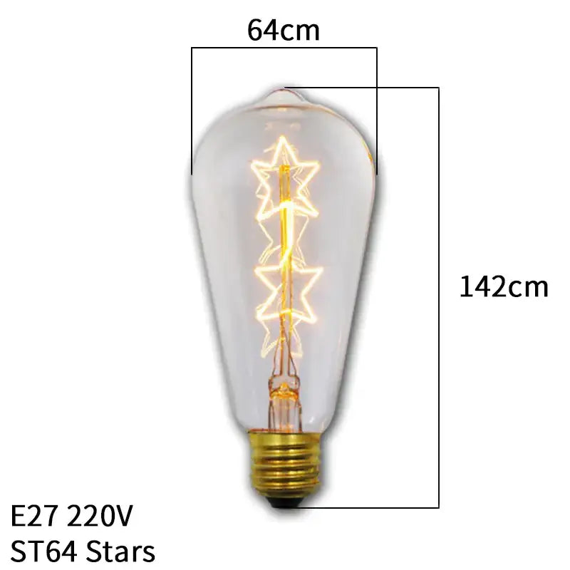 a light bulb with a yellow light inside