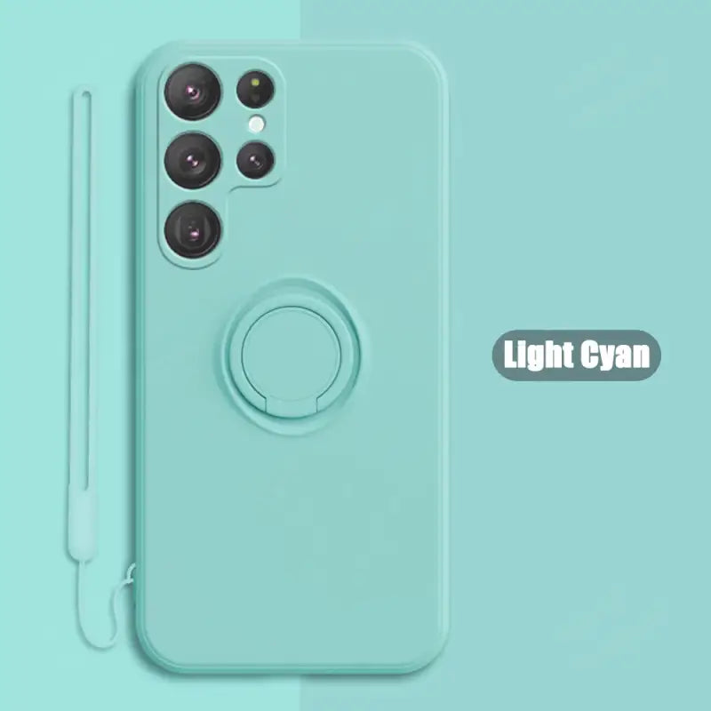 the light on camera is shown on the back of the iphone