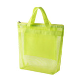 a lime green shopping bag