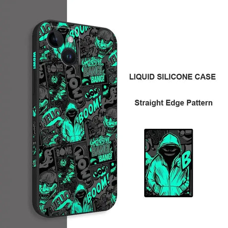 Liquid silicon case for iphone x