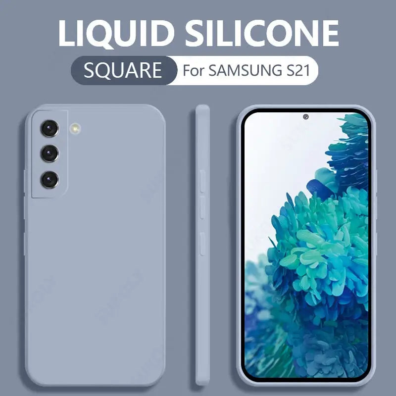 liquid silicon case for samsung s21