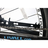 a bicycle chain is shown with the words lava on it