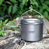 thermo stainless pot with handle