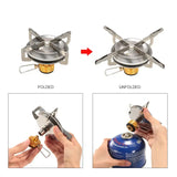 the four stages of the camping stove