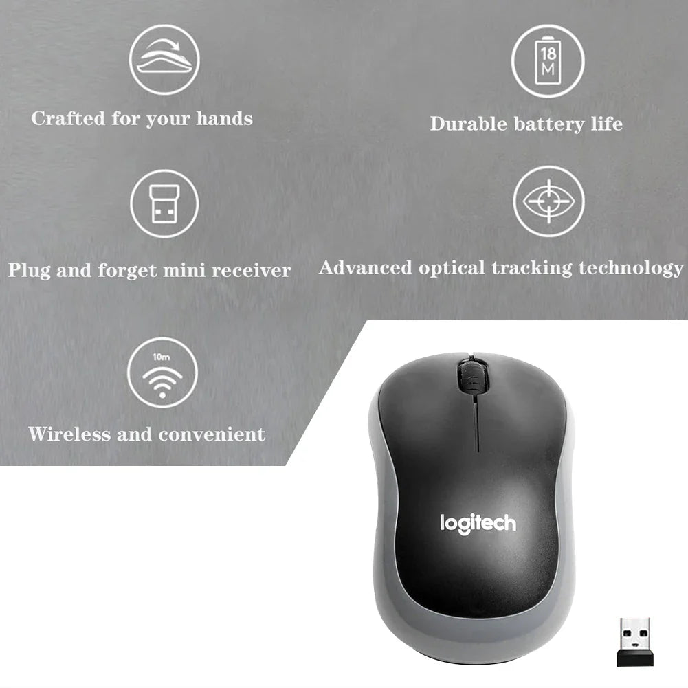 logite wireless mouse with mouse pad