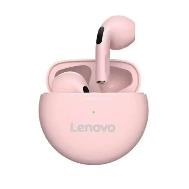 the love airpods is a pink airpods with a black earphone