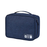 the travel bag in navy
