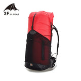 a red backpack with a black backpack strap