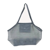 the mesh bag in grey