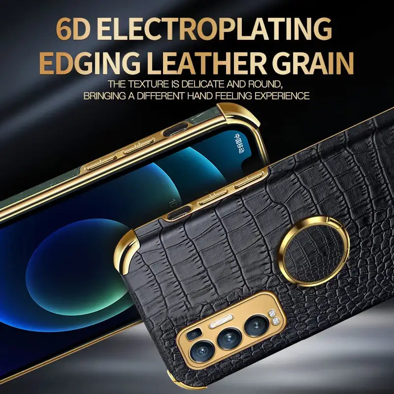 luxury crocodile leather case for samsung s8