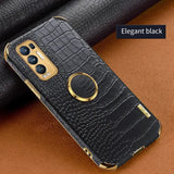 the luxury crocodile leather case for iphone 11