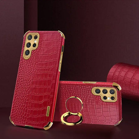 Luxury crocodile leather case for iphone 11