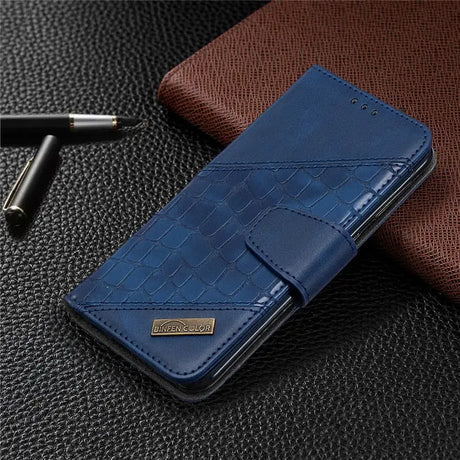 the crocodile leather wallet case for iphone