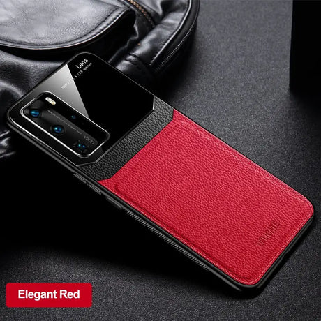 the iphone case is made from genuine leather