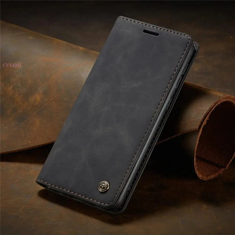 Luxury leather flip case for iphone 6