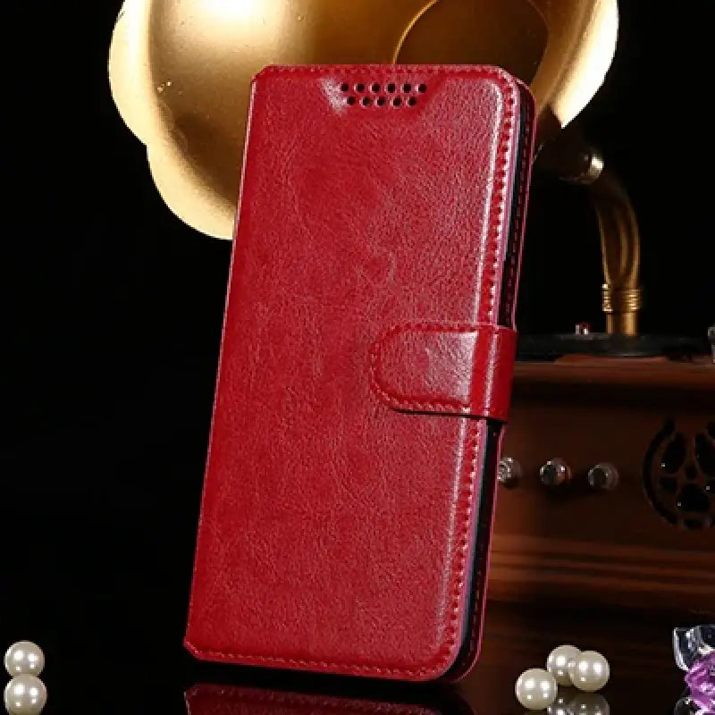 luxury leather flip case for samsung galaxy s9