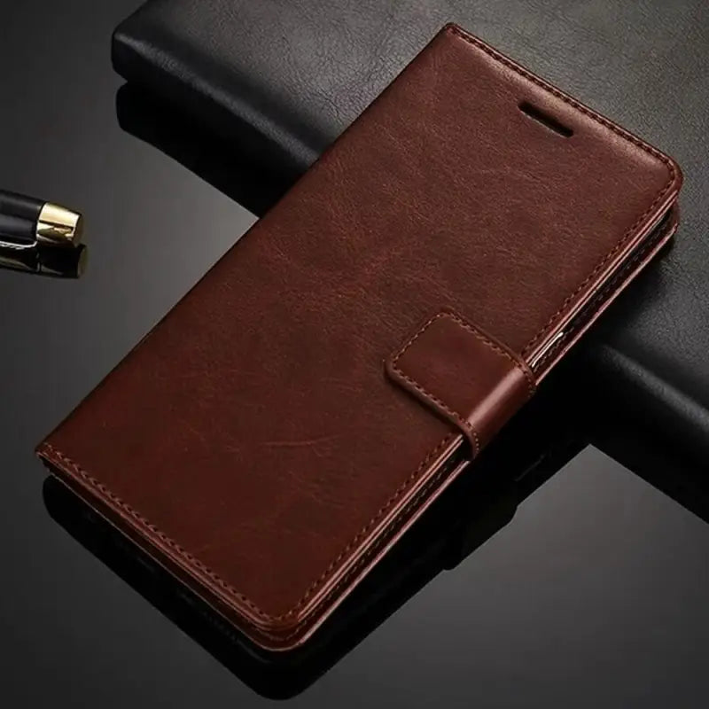 luxury leather wallet case for iphone x
