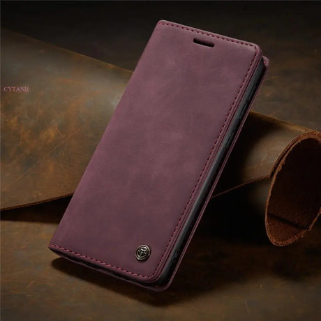 Luxury leather wallet case for iphone 6