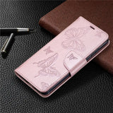 the butterfly leather wallet case for iphone