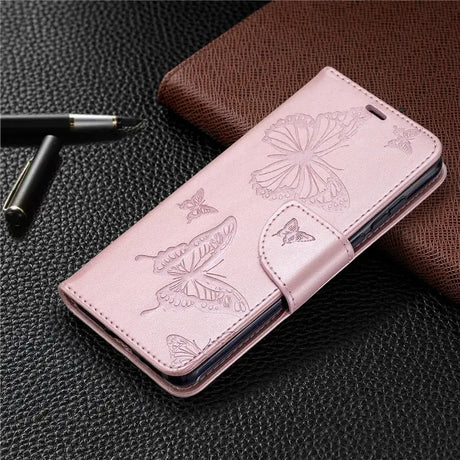 the butterfly leather wallet case for iphone