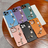 a set of four phone cases with a variety of different colors