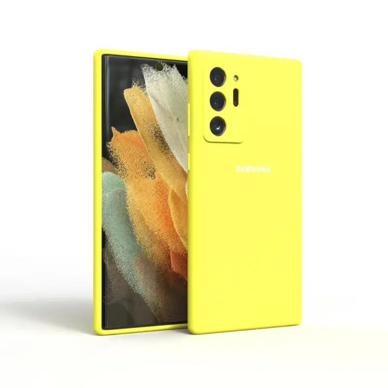 the new samsung pixel is a bright yellow