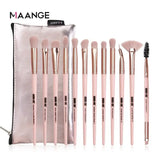 the pink makeup brush set