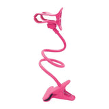 a pink plastic toy with a metal handle