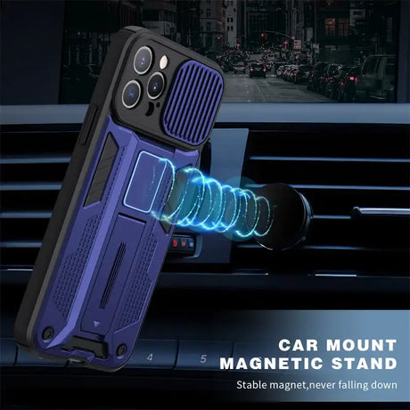 The magnetic magnetic car phone holder