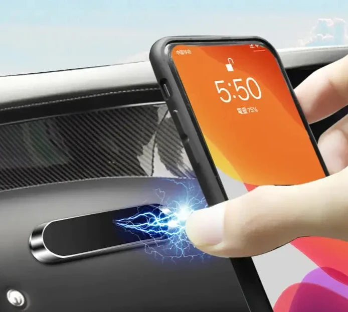 Magnetic magnetic car phone holder