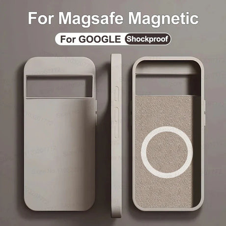 Magnetic case or cover for Google devices compatible with MagSafe technology.