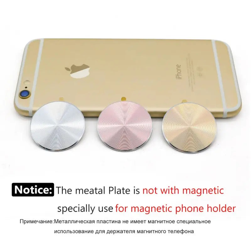 the metal plate is not magnetic