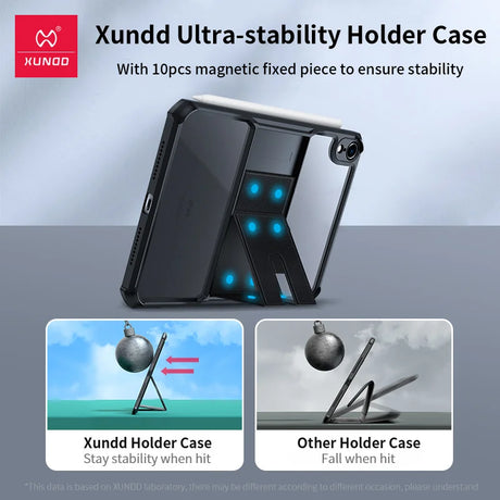 Magnetic phone case with stand.