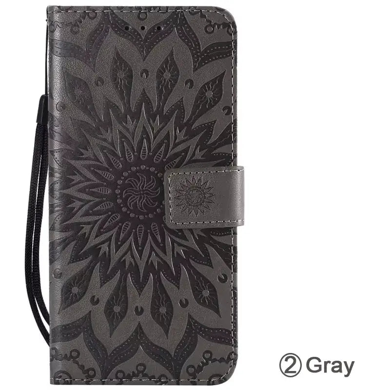 the mandal mandal pattern wallet case for samsung phones