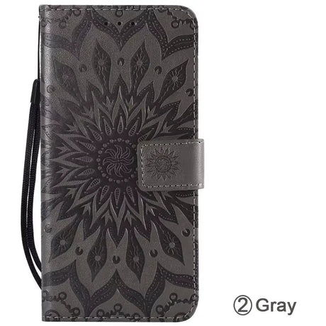 The mandal mandal pattern wallet case for samsung phones